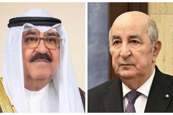 رئيس الجمهورية يتباحث مع أمير الكويت التدهور الأمني في الشرق الأوسط  