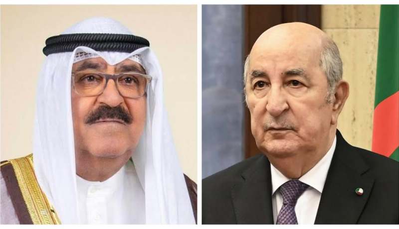 رئيس الجمهورية يتباحث مع أمير الكويت التدهور الأمني في الشرق الأوسط  