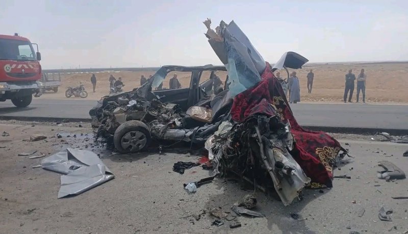 وفاة شخصين وإصابة 3 آخرين في حادث مرور بخنشلة