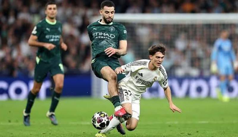 آيت نوري يشارك بديلًا في هزيمة السيتي أمام ريال مدريد