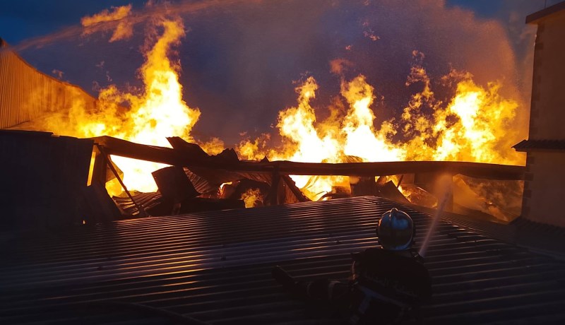 إجلاء 22 شخصا إثر اندلاع حريق بمستودع للخشب في البليدة