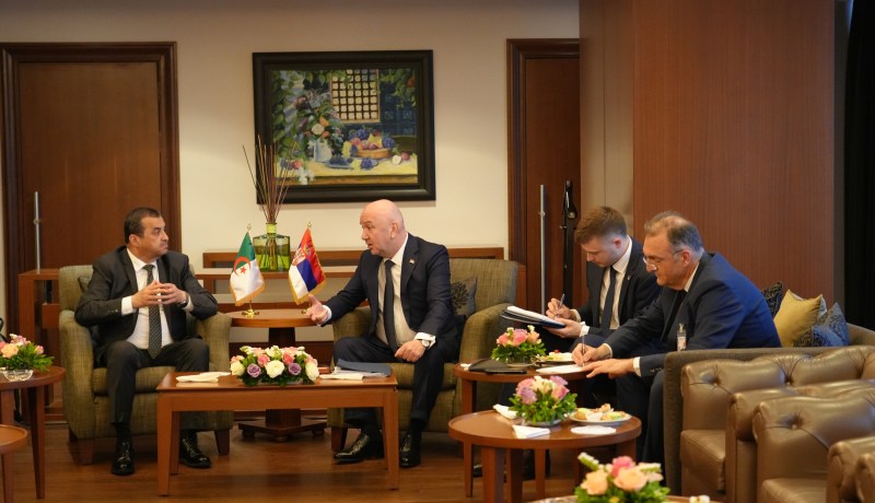 الجزائر وصربيا تبحثان توسيع الشراكة في مجالات الطاقة والمناجم