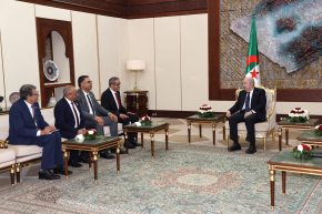 رئيس الجمهورية يستقبل رئيس المجلس الوطني للجهات والأقاليم بالجمهورية التونسية