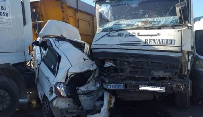 الوادي.. قتيل و4 جرحى في اصطدام بين شاحنتين وسيارة بالرقيبة