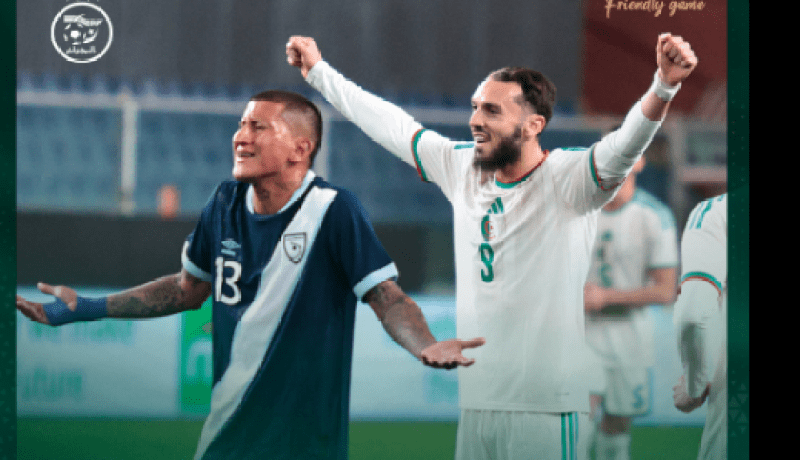 الخضر يتقدّمون بثلاثية على غواتيمالا في الشوط الأوّل