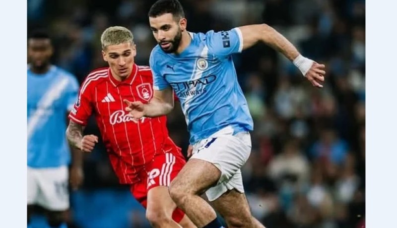 آيت نوري ممرّرا حاسما ويقود السيتي لتعادل مثير أمام نوتنغهام