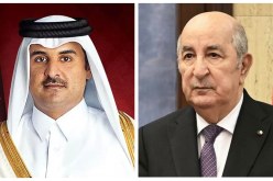 مكالمة هاتفية بين رئيس الجمهورية وأمير دولة قطر حول تطورات الشرق الأوسط