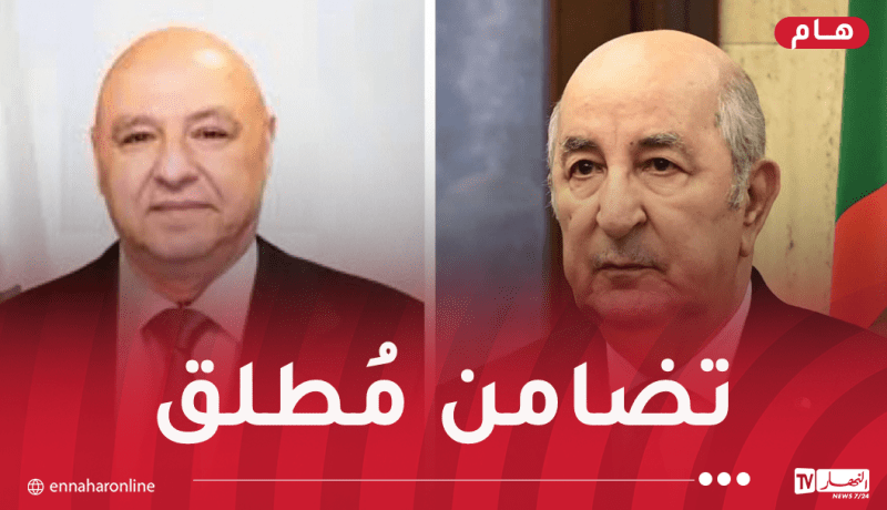 رئيس الجمهورية يُؤكد تضامن الجزائر واستعدادها للوقوف مع لبنان