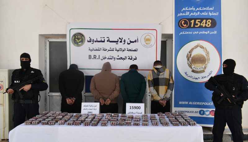 BRI تندوف تحجز ما يقارب 16000 قرص بريغابالين