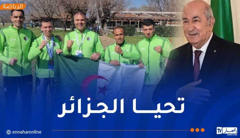 الرئيس تبون يهنئ المنتخب الوطني العسكري