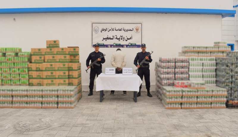 المغير: ضبط أزيد من 16 ألف قارورة خمر بدون رخصة