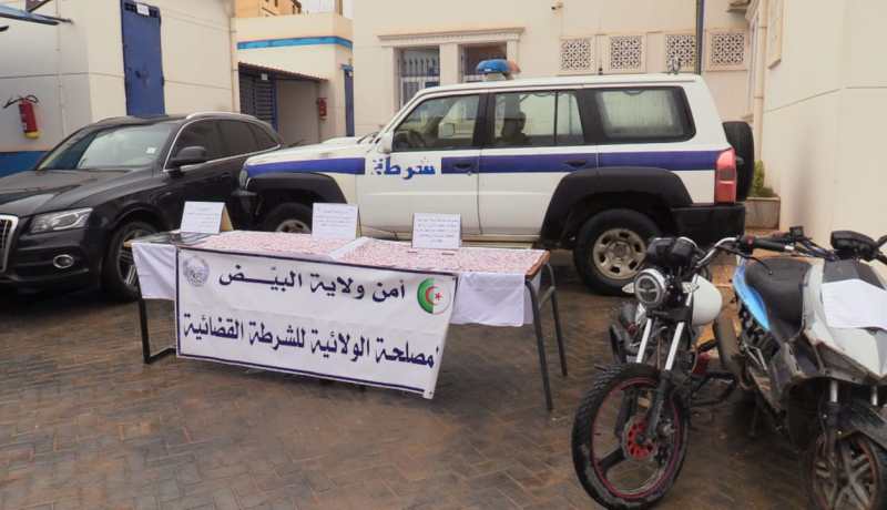 البيض: حجز قرابة 3 آلاف قرص “بريغابالين” مع توقيف 11 شخصا