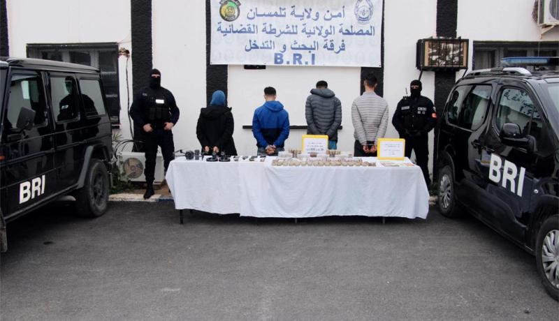 شرطة تلمسان تُفكّك شبكة إجرامية لتهريب المخدرات باستعمال “الدرون”