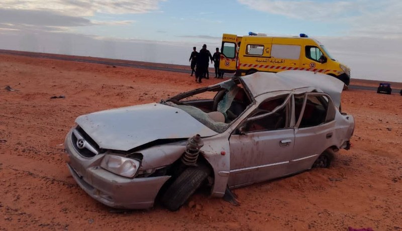 أدرار.. قتيل و5 جرحى في انحراف وانقلاب سيارة بـ تمقطن