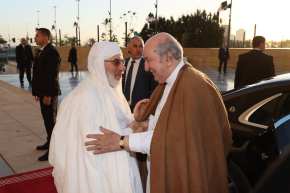 رئيس الجمهورية يصل إلى جامع الجزائر لأداء صلاة العيد