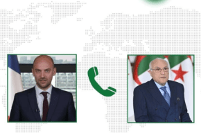 عطاف يستعرض الوضع في لبنان والتطورات الخطيرة في الشرق الأوسط مع نظيره الفرنسي