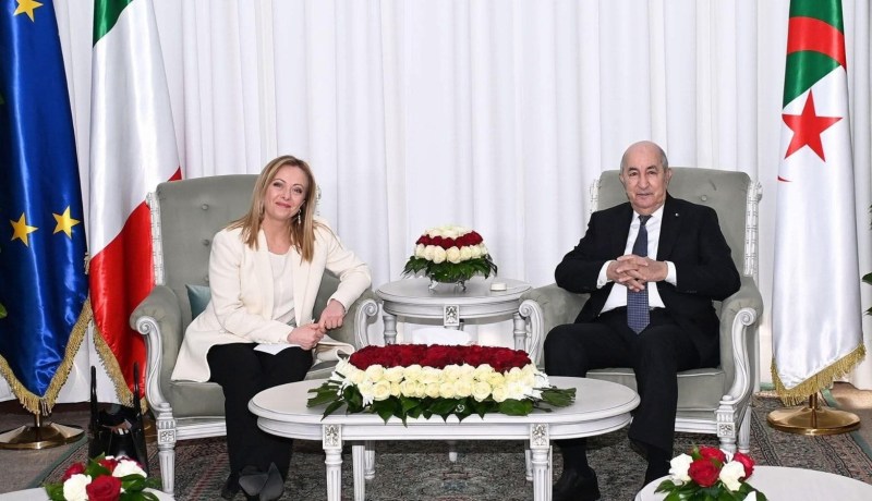 رئيس الجمهورية يخص رئيسة مجلس الوزراء الإيطالي باستقبال رسمي