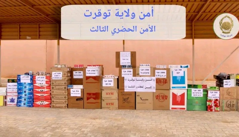 توڨرت.. حجز قرابة 12 ألف علبة سجائر مهربة 