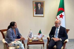 شايب يستقبل رئيسة بعثة المنظمة الدولية للهجرة بالجزائر