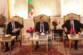 بحضور صادي وبيتكوفيتش.. إنفانتينو يباشر زيارة عمل إلى تلمسان