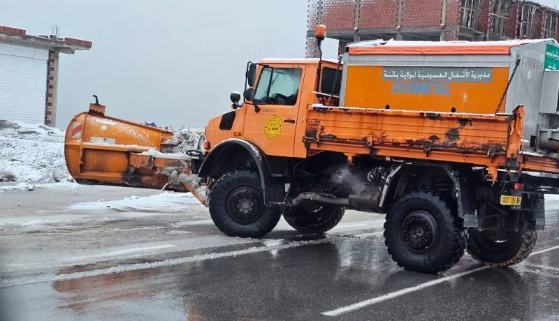 تعبئة ميدانية واسعة لمصالح الأشغال العمومية لمواجهة التقلبات الجوية