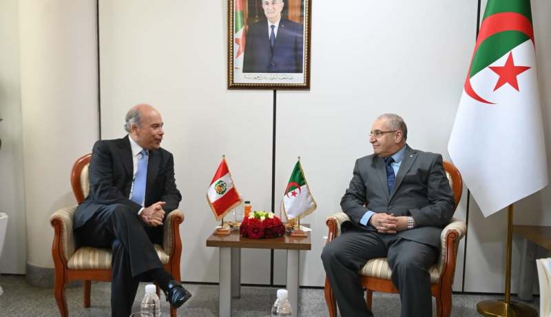 الجزائر والبيرو تتفقان على ورقة طريق لتنشيط التعاون الثنائي