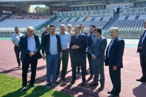 بالصور.. صادي يتفقد ملعب 5 جويلية تحضيرًا لنهائي الكونفدرالية بين الاتحاد والزمالك