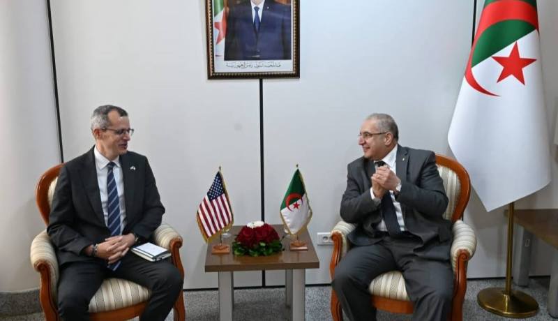 مقرمان يستقبل القائم بالأعمال بالنيابة للسفارة الأمريكية بالجزائر