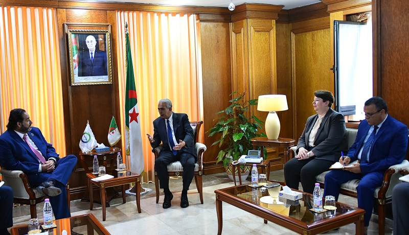 وزير المناجم يستقبل الأمين التنفيذي لمنظمة أمريكا اللاتينية والكاريبي للطاقة