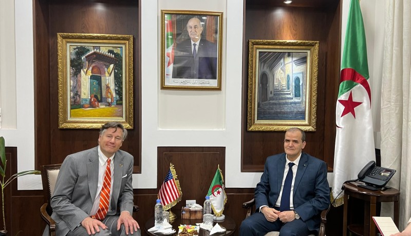 رزيق يستقبل نائب وزير الخارجية بالولايات المتحدة الأمريكية