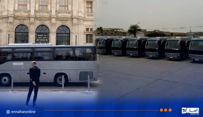 بالصور: وهران تسلتم 50 حافلة جديدة