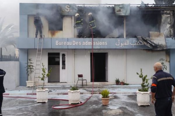 العاصمة.. اندلاع حريق بمكتب القبول لمستشفى القبة