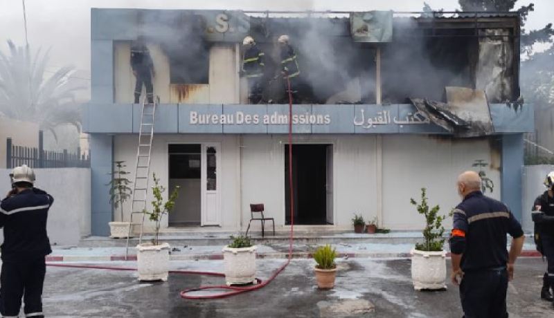 العاصمة.. اندلاع حريق بمكتب القبول لمستشفى القبة