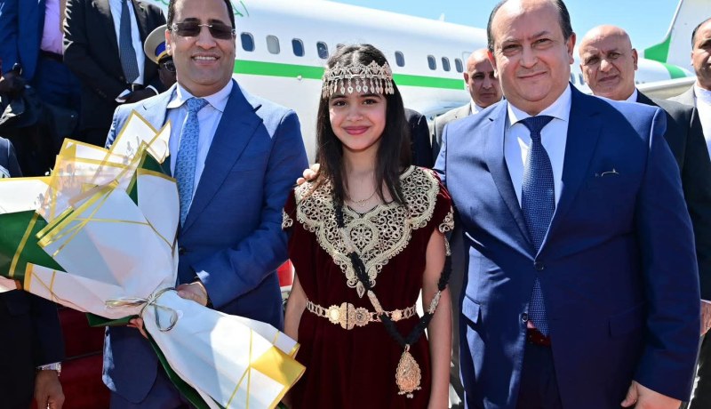 سيفي غريب يستقبل نظيره الموريتاني في زيارة رسمية