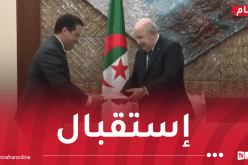 رئيس الجمهورية يستقبل الوزير الأول الموريتاني