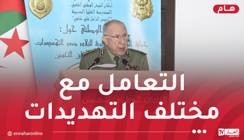 الفريق أول شنقريحة: الجيش يضطلع بدور أساسي في تأمين المنشآت الاستراتيجية