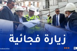 وزير الأشغال العمومية يتفقد مشروع إنجاز محطة الميترو “طالب عبد الرحمن” بباب الوادي