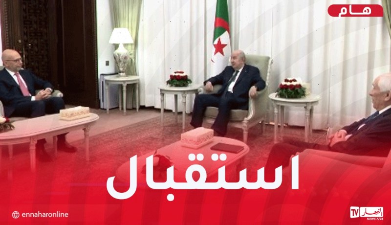 رئيس الجمهورية يستقبل السفير الإيطالي