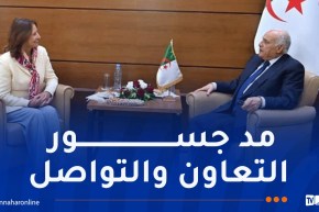 عطاف يستقبل رئيسة جمعية “فرنسا- الجزائر”