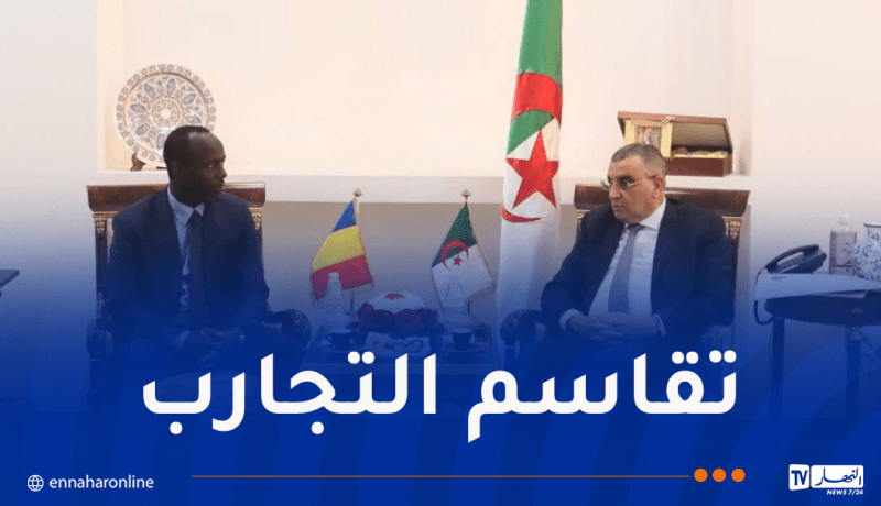 جلاوي يستقبل وزير البنى التحتية وفك العزلة وصيانة الطرق التشادي