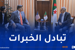 وزير المناجم يستقبل نائب وزير الخارجية الأمريكي