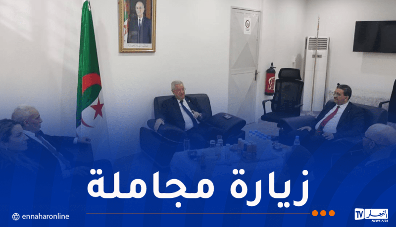 ناصري يلتقي بأعضاء سفارة الجزائر بالعاصمة الكونغولية