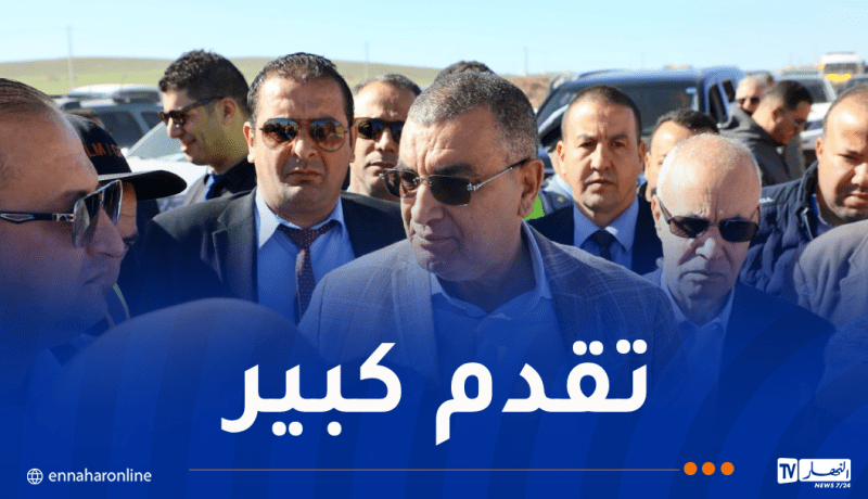جلاوي يتفقد مشروع الخط المنجمي الشرقي بتبسة