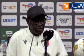 ندياي: “التأهل يُلعب على مباراتين ولاعبونا تحذوهم عزيمة كبيرة”