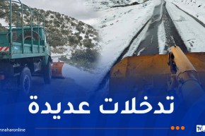 التقلبات الجوية..أبرز تدخلات الأشغال العمومية في 7 ولايات