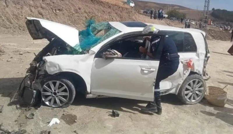 معسكر.. 6 جرحى في اصطدام بين سيارة ودراجتين ناريتين بالحشم 