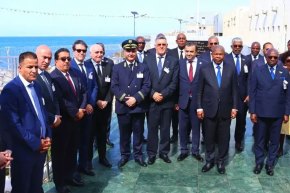  الرئيس الأنغولي يزور مصنع تحلية مياه البحر “فوكة 2” بتيبازة