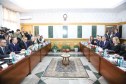وزير العدل يستضيف نظيره  الفرنسي دارمانان بمقر الوزارة