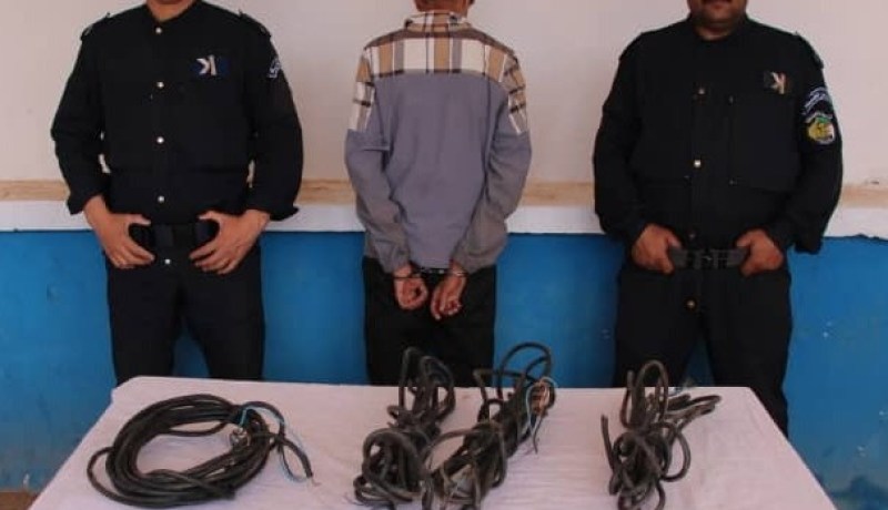 النعامة.. توقيف شخص في حالة تلبس بسرقة كوابل نحاسية في العين الصفراء