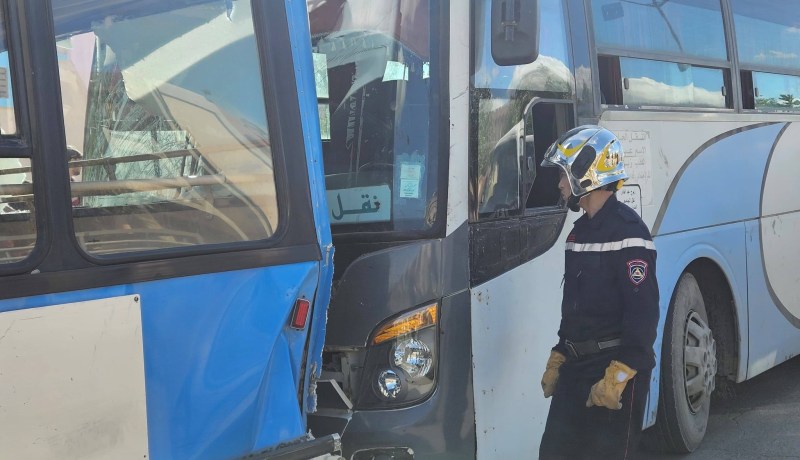 حصيلة نهائية.. 23 جريحا في اصطدام بين حافلتين بحي المنار في تيارت